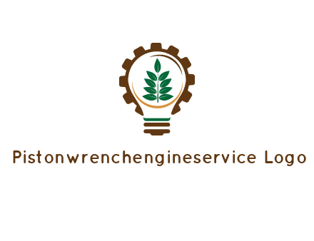 plant in negative spacing light bulb in gear 