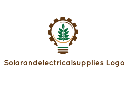 plant in negative spacing light bulb in gear 