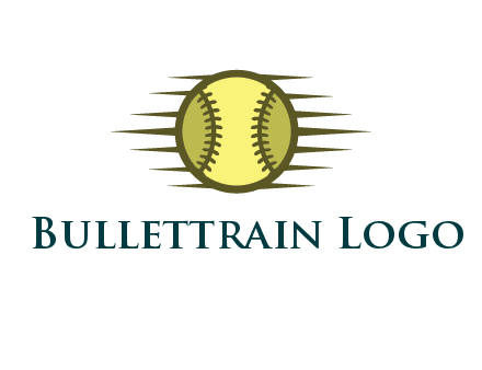 baseball with speedy lines