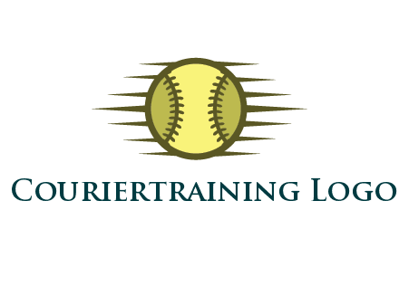 baseball with speedy lines