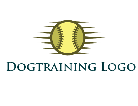 baseball with speedy lines