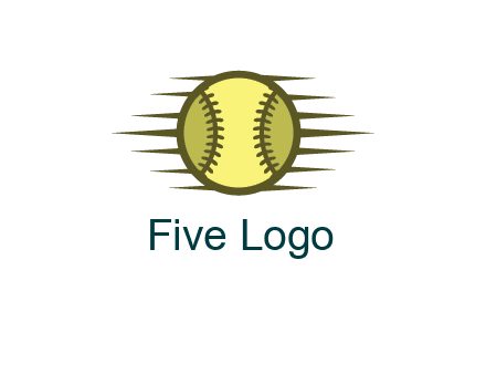 baseball with speedy lines