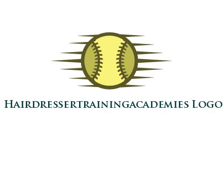 baseball with speedy lines