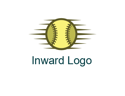 baseball with speedy lines