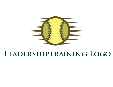 baseball with speedy lines
