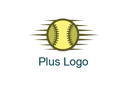 baseball with speedy lines