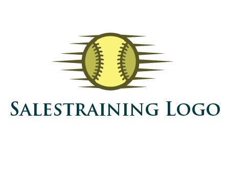 baseball with speedy lines