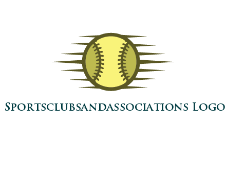baseball with speedy lines