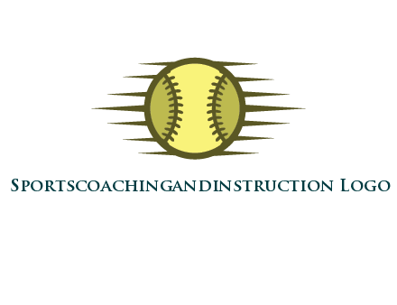 baseball with speedy lines