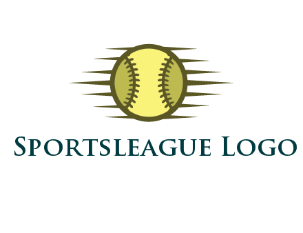 baseball with speedy lines
