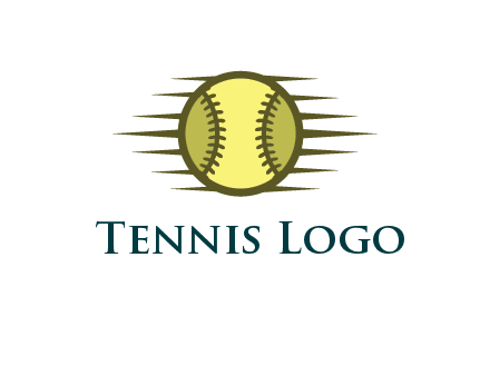 baseball with speedy lines