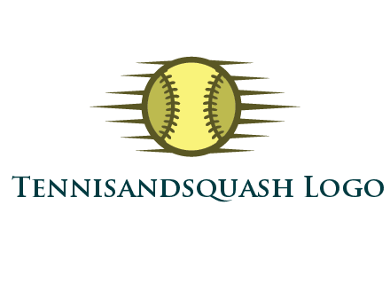 baseball with speedy lines