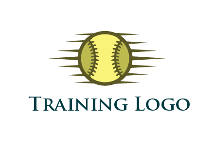 baseball with speedy lines