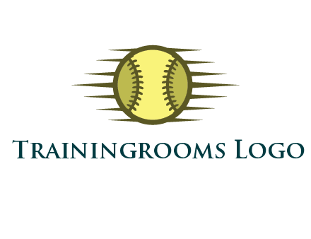 baseball with speedy lines