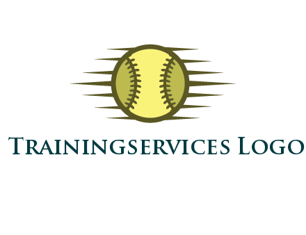 baseball with speedy lines