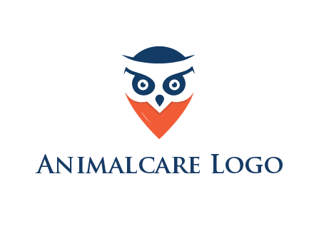 negative spacing owl face