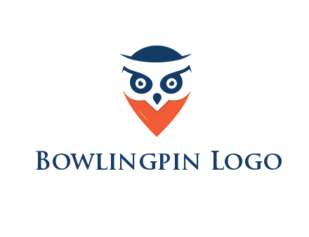 negative spacing owl face