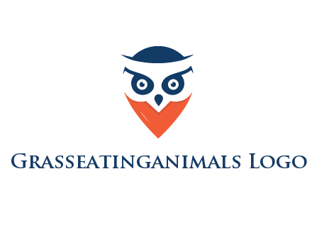 negative spacing owl face