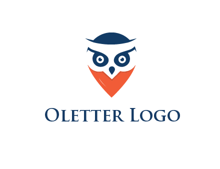 negative spacing owl face