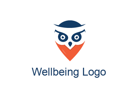 negative spacing owl face