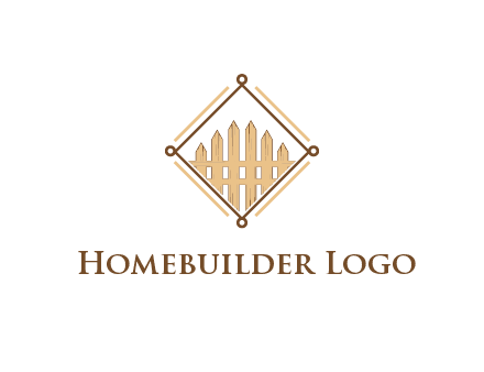 fence in rhombus shape