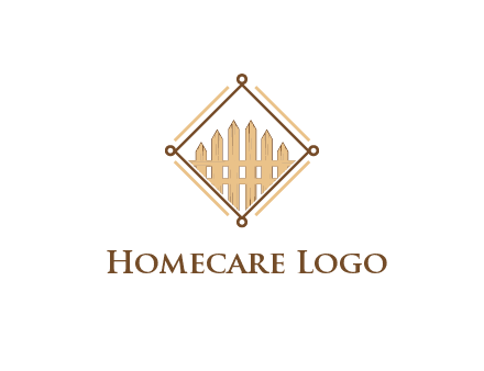 fence in rhombus shape