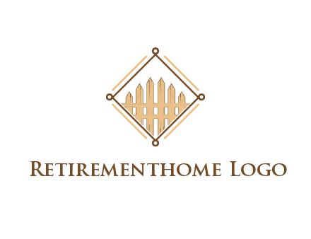 fence in rhombus shape