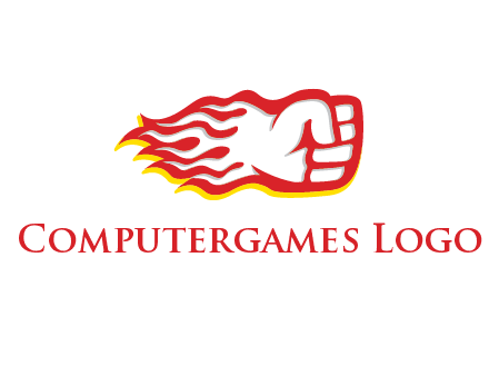 flame joined with fist
