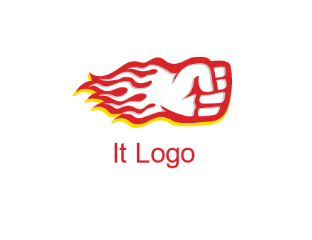 flame joined with fist