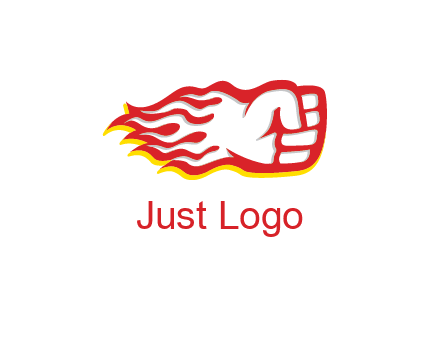 flame joined with fist
