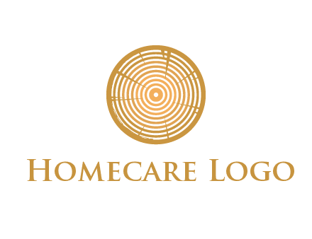 circles forming inside of tree