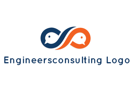 negative spacing bird face in loop