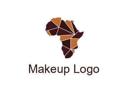 polygonal Africa map
