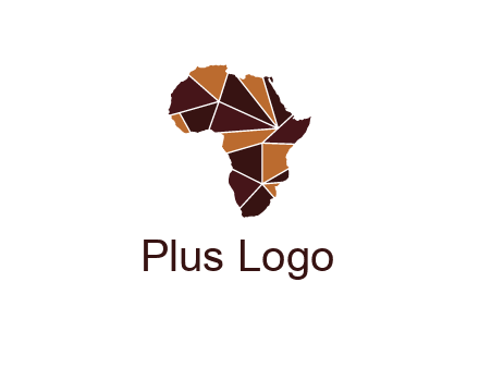 polygonal Africa map