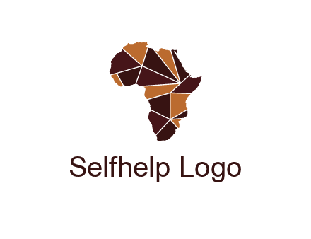 polygonal Africa map