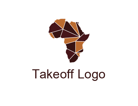 polygonal Africa map