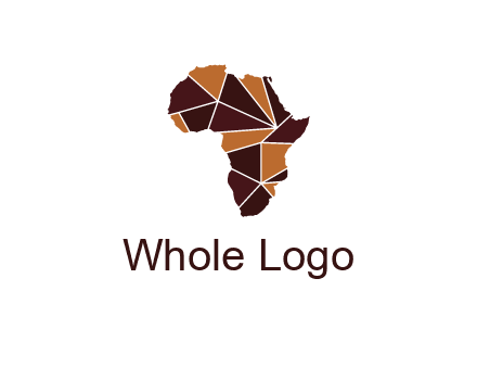 polygonal Africa map
