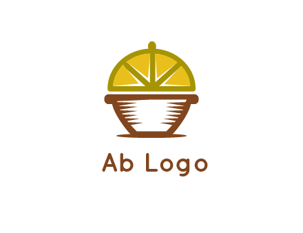 lemon forming lid of pot