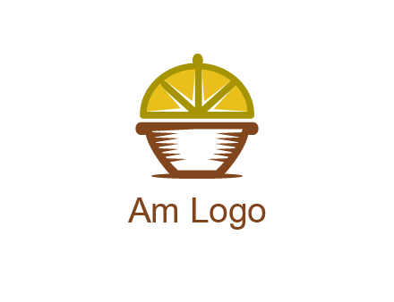 lemon forming lid of pot