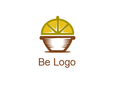 lemon forming lid of pot