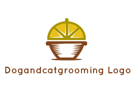 lemon forming lid of pot
