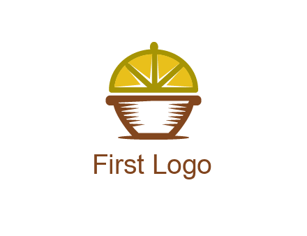 lemon forming lid of pot