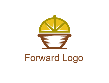 lemon forming lid of pot