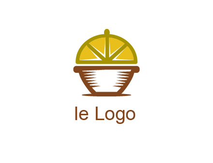 lemon forming lid of pot