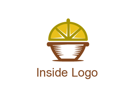 lemon forming lid of pot