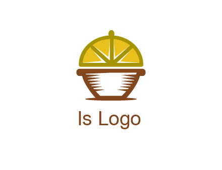 lemon forming lid of pot