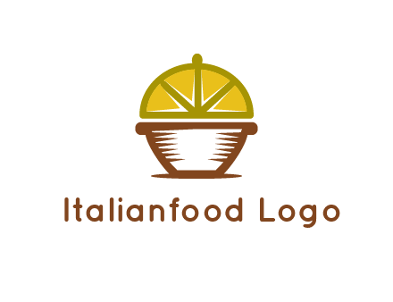 lemon forming lid of pot