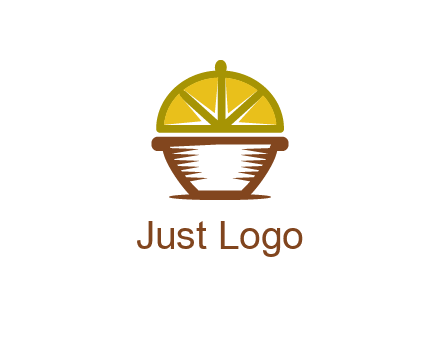 lemon forming lid of pot