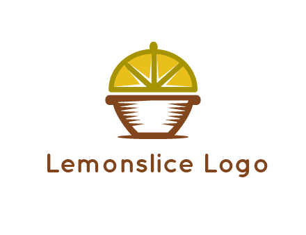 lemon forming lid of pot