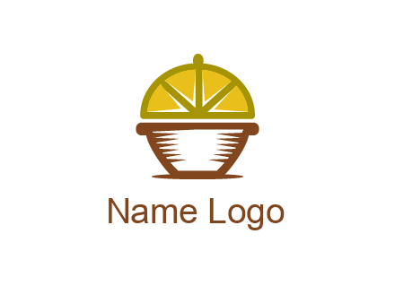 lemon forming lid of pot